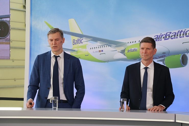 «airBaltic» īpašā preses konferencē ziņo par 2023.gada rezultātiem 350615