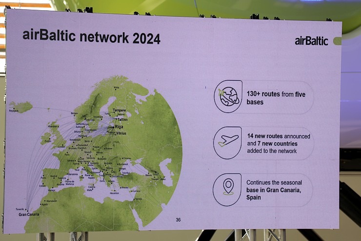 «airBaltic» īpašā preses konferencē ziņo par 2023.gada rezultātiem 350621