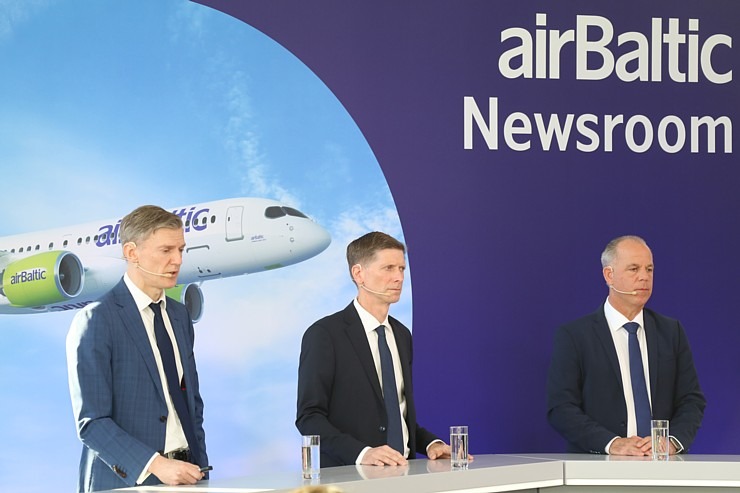«airBaltic» īpašā preses konferencē ziņo par 2023.gada rezultātiem 350604