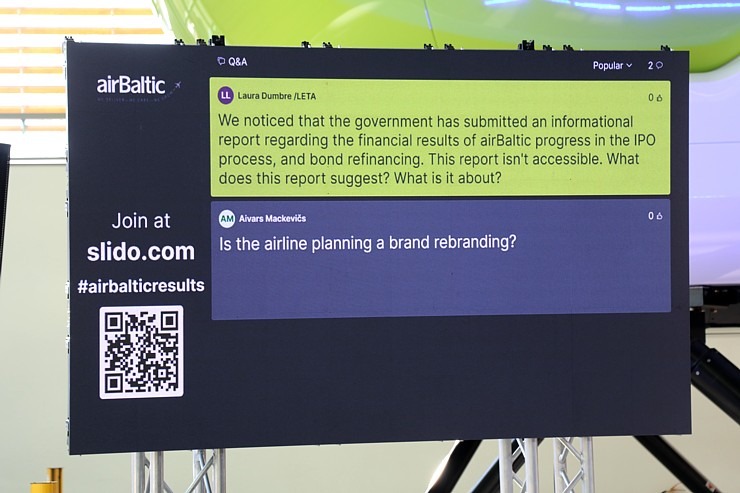 «airBaltic» īpašā preses konferencē ziņo par 2023.gada rezultātiem 350622