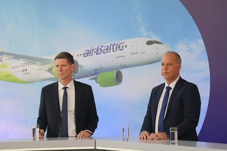 «airBaltic» īpašā preses konferencē ziņo par 2023.gada rezultātiem 350610