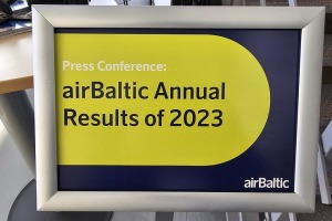 «airBaltic» īpašā preses konferencē ziņo par 2023.gada rezultātiem 1
