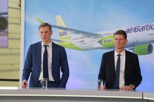 «airBaltic» īpašā preses konferencē ziņo par 2023.gada rezultātiem 13