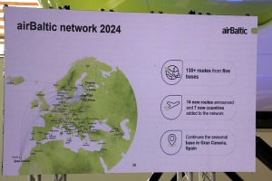 «airBaltic» īpašā preses konferencē ziņo par 2023.gada rezultātiem 19
