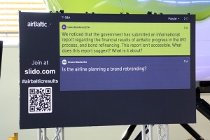 «airBaltic» īpašā preses konferencē ziņo par 2023.gada rezultātiem 20