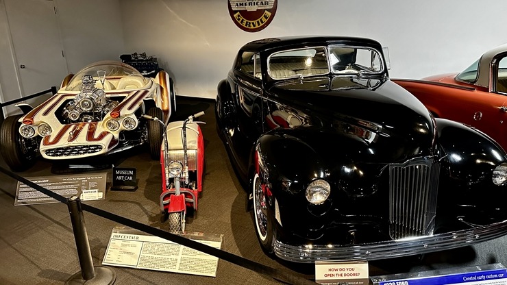Iepazīstam ASV Nacionālais automobiļu muzeja eksponātus no Viljama F. Hara kolekcijas Nevadas štatā. Foto: Jānis Putniņš 350978