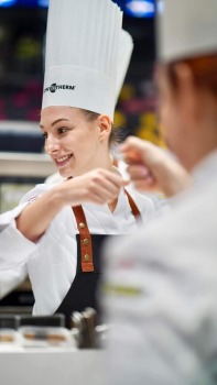 Latvijas pavāru komanda izcīnīja 12. vietu starp labākajām Eiropas un Pasaules komandām Tronheimā Norvēģijā. Foto: Latvijas Pavāru klubs un Bocuse d’O 4