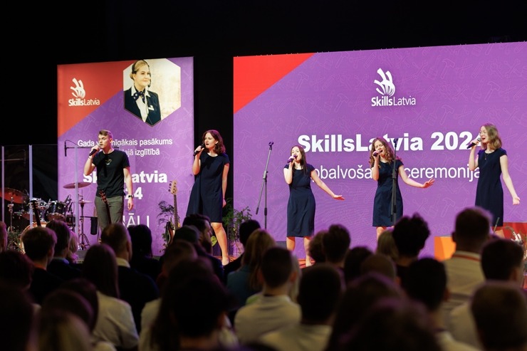 Konkursā SkillsLatvia 2024 noskaidroti Latvijas labākie jaunie profesionāļi. Foto: Toms Norde 353647
