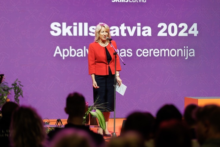 Konkursā SkillsLatvia 2024 noskaidroti Latvijas labākie jaunie profesionāļi. Foto: Toms Norde 353648