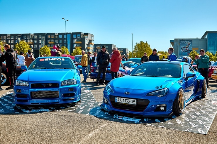 Pie Arēnas Rīga notiek starptautisks japāņu auto saiets Japfest Riga. Foto: Artūrs Umbraško 353778