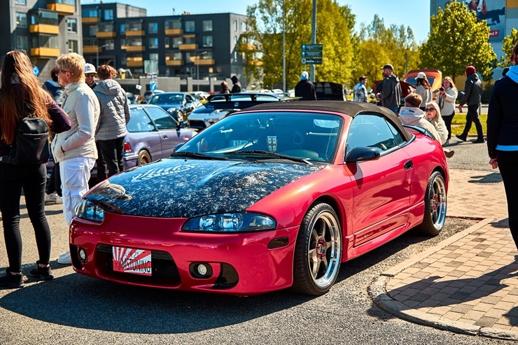 Pie Arēnas Rīga notiek starptautisks japāņu auto saiets Japfest Riga. Foto: Artūrs Umbraško 353792