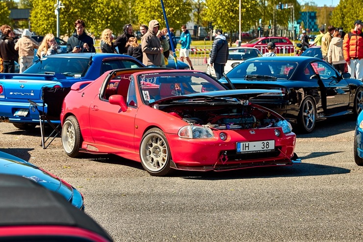 Pie Arēnas Rīga notiek starptautisks japāņu auto saiets Japfest Riga. Foto: Artūrs Umbraško 353807