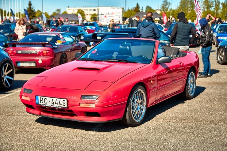 Pie Arēnas Rīga notiek starptautisks japāņu auto saiets Japfest Riga. Foto: Artūrs Umbraško 353776