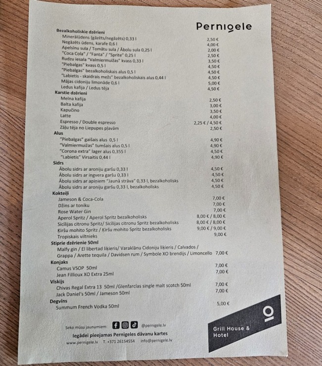 Travelnews.lv izbauda Limbažu novada restorāna «Pernigele» ēdienkarti Jelgavkrastos sadarbībā ar «Europcar Latvija» 356929