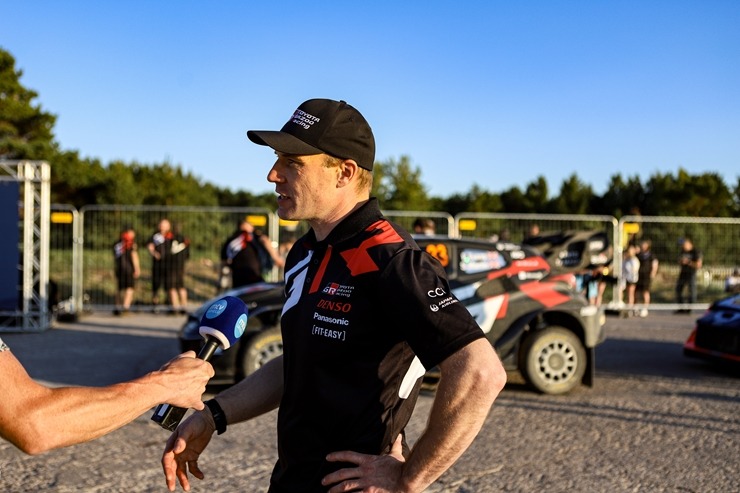 Piedāvājam spilgtākos foto mirkļus no FIA pasaules rallija čempionāta (WRC) debijas Latvijā. Foto: Gatis Smudzis 357052