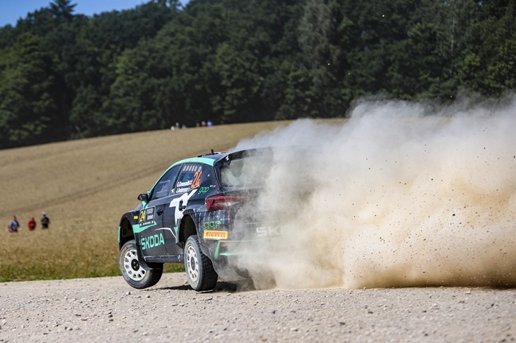 Piedāvājam spilgtākos foto mirkļus no FIA pasaules rallija čempionāta (WRC) debijas Latvijā. Foto: Gatis Smudzis 357065