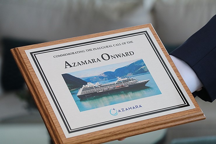 Rīgā pirmo reizi ienāk luksus klases kruīzu kugis «Azamara Onward» ar 600 tūristiem 357970