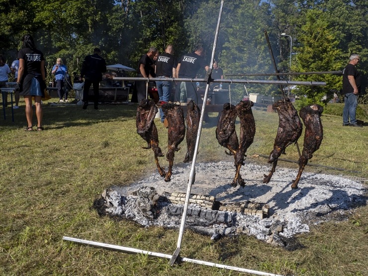 Zaubes savvaļas kulinārais festivāls pulcē dabas garšu un tautas pavārmākslas cienītājus. Foto: Andris Eglītis 359735