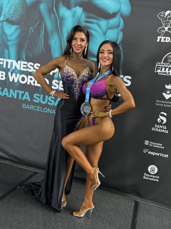 Latvijas izlases sportiste Elizabete Gellere izcīna divas sudraba godalgas IFBB Pasaules kausā fitnesa sporta veidos 363594