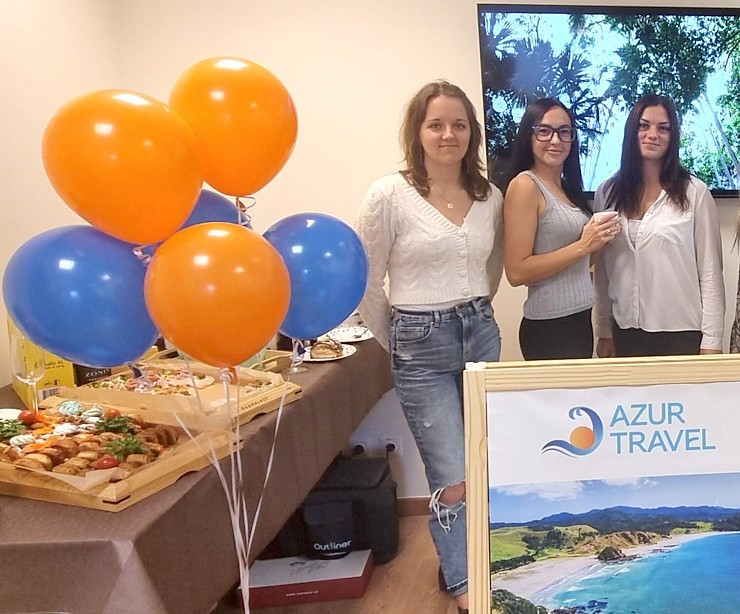 Kuldīgā atvērts pirmais ceļojumu aģentūras birojs «Azur Travel». Foto: Azur Travel 363922