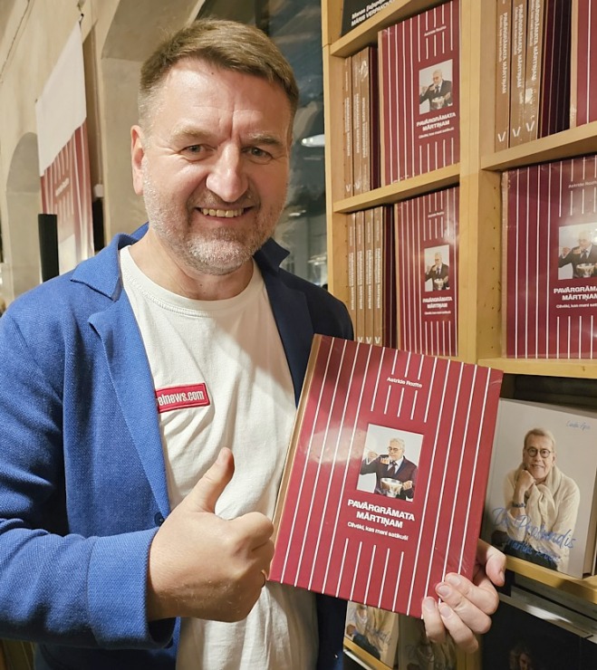 Tiek oficiāli atklāta piemiņas grāmata slavenajam šefpavāram Mārtiņam Rītiņam - «Pavārgrāmata Mārtiņam» 365247
