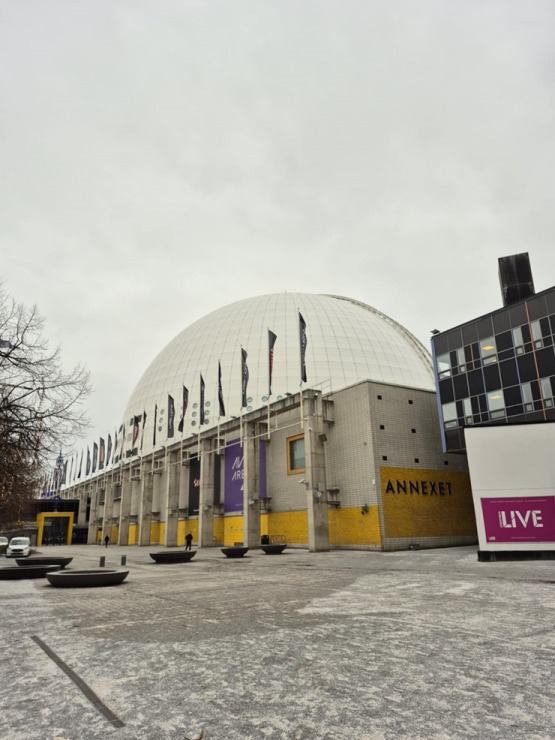 «Avicii Arena» Stokholmā maijā uzņems pasaules čempionātu hokejā. Tā tur izskatās pirms hokeja svētkiem 369570