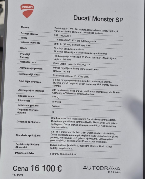 Rīgā atklāts jaunais DUCATI motosalons AUTOBRAVA Motors dīlercentrā 369846