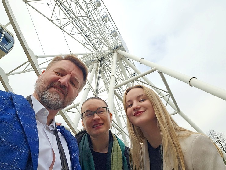Pārdaugavā irr atklāts 65 metru augstais Rīgas panorāmas rats «Riga Rise» 370220