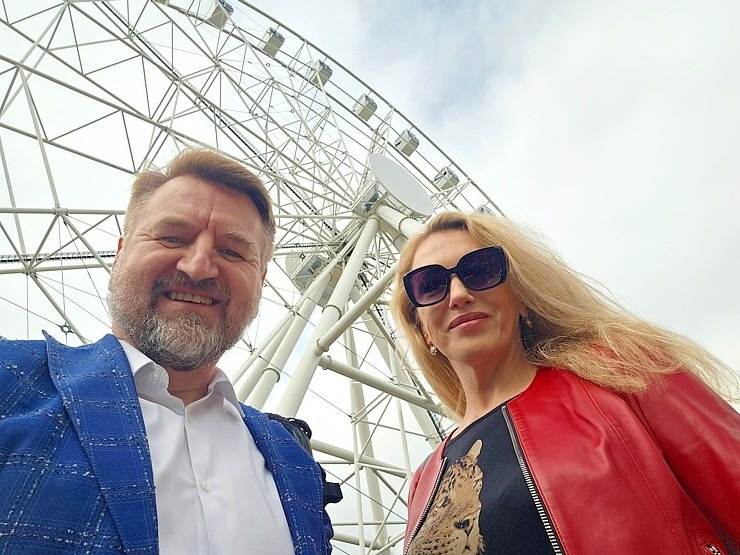 Pārdaugavā irr atklāts 65 metru augstais Rīgas panorāmas rats «Riga Rise» 370205