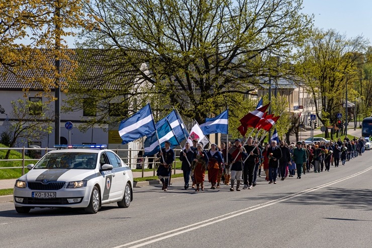Rēzeknē svinīgi un valstiski atzīmē Latgales dienu 27.aprīlī. Foto: Ņina Ivanova 370589