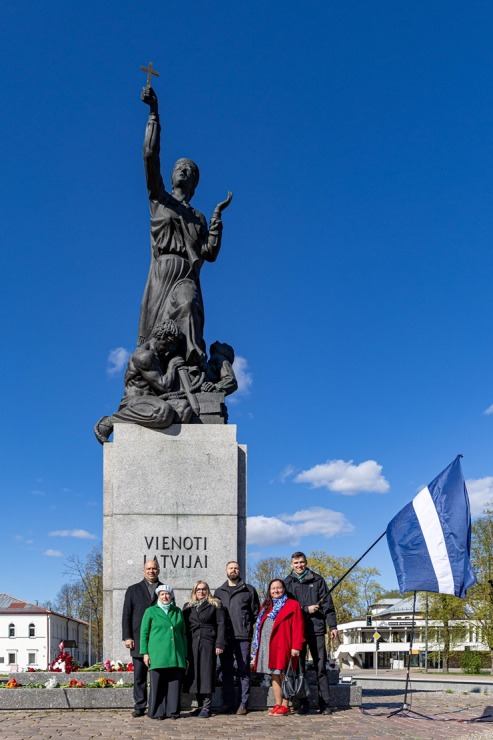 Rēzeknē svinīgi un valstiski atzīmē Latgales dienu 27.aprīlī. Foto: Ņina Ivanova 370592