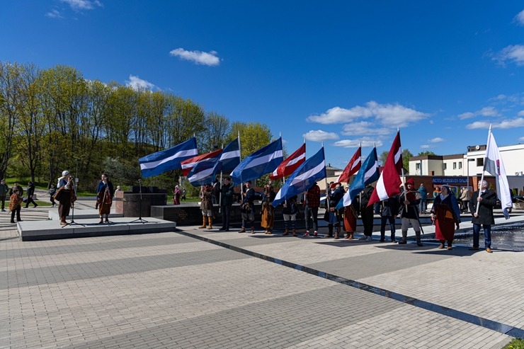 Rēzeknē svinīgi un valstiski atzīmē Latgales dienu 27.aprīlī. Foto: Ņina Ivanova 370580