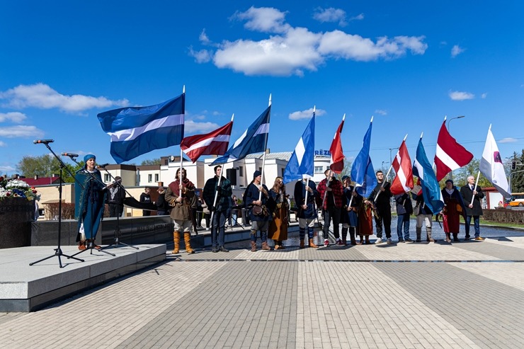 Rēzeknē svinīgi un valstiski atzīmē Latgales dienu 27.aprīlī. Foto: Ņina Ivanova 370582
