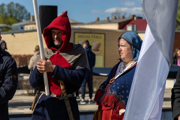 Rēzeknē svinīgi un valstiski atzīmē Latgales dienu 27.aprīlī. Foto: Ņina Ivanova 370585