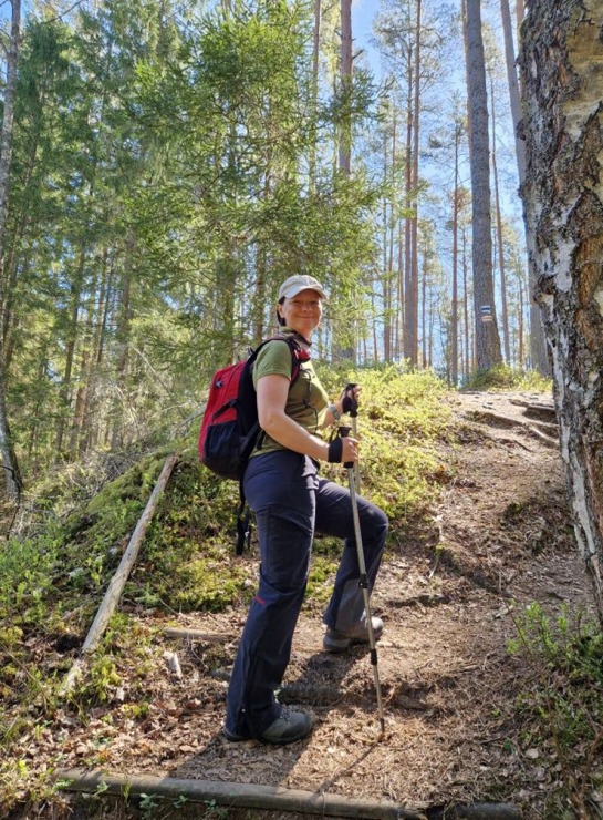 Pārgājiens starp diviem alus brūžiem - no Valmiermuižas līdz Brenguļiem - gar Gauju un Abulu. Foto: Inese Šīrava 370783