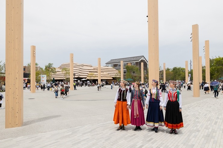 «EXPO 2025 Osaka» Japānā tiek svinēta Latvijas Nacionālā diena «Voice and Echo». Foto: Reinis Oliņš 371333