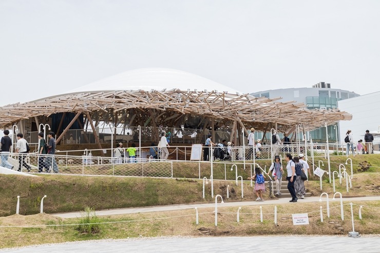 «EXPO 2025 Osaka» Japānā tiek svinēta Latvijas Nacionālā diena «Voice and Echo». Foto: Reinis Oliņš 371334