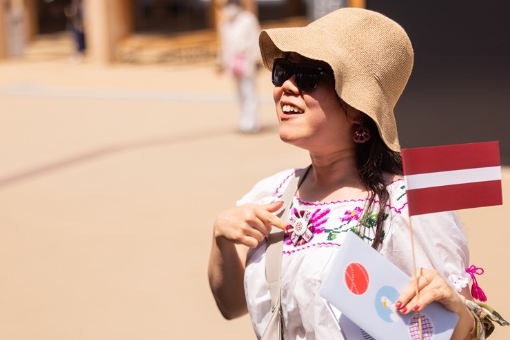 «EXPO 2025 Osaka» ietvaros Latvija prezentē savus inovatīvos sasniegumus. Foto: Reinis Oliņš, Dāvis Jansons 371350