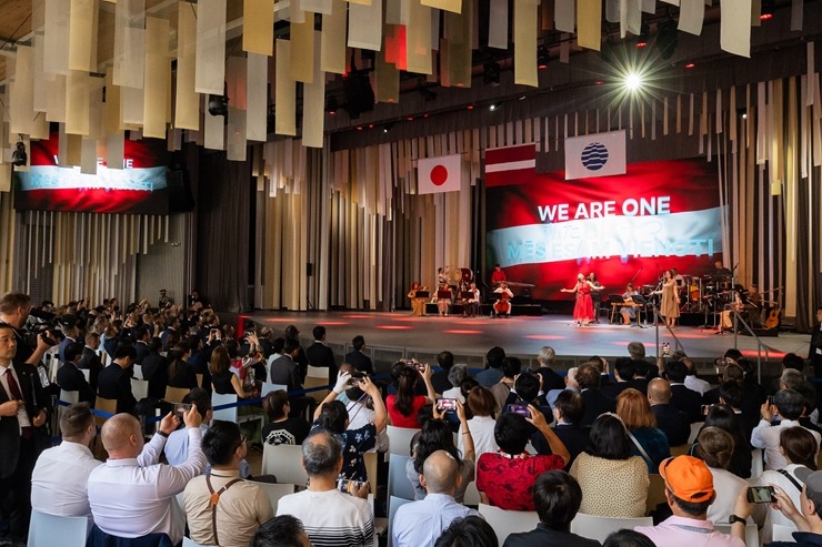 «EXPO 2025 Osaka» ietvaros Latvija prezentē savus inovatīvos sasniegumus. Foto: Reinis Oliņš, Dāvis Jansons 371374