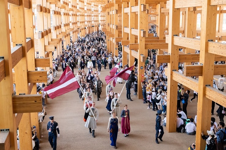 «EXPO 2025 Osaka» ietvaros Latvija prezentē savus inovatīvos sasniegumus. Foto: Reinis Oliņš, Dāvis Jansons 371378