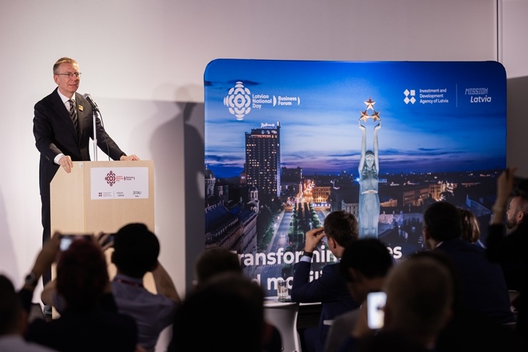 «EXPO 2025 Osaka» ietvaros Latvija prezentē savus inovatīvos sasniegumus. Foto: Reinis Oliņš, Dāvis Jansons 371386