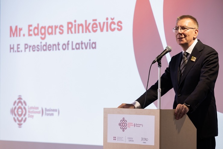 «EXPO 2025 Osaka» ietvaros Latvija prezentē savus inovatīvos sasniegumus. Foto: Reinis Oliņš, Dāvis Jansons 371387