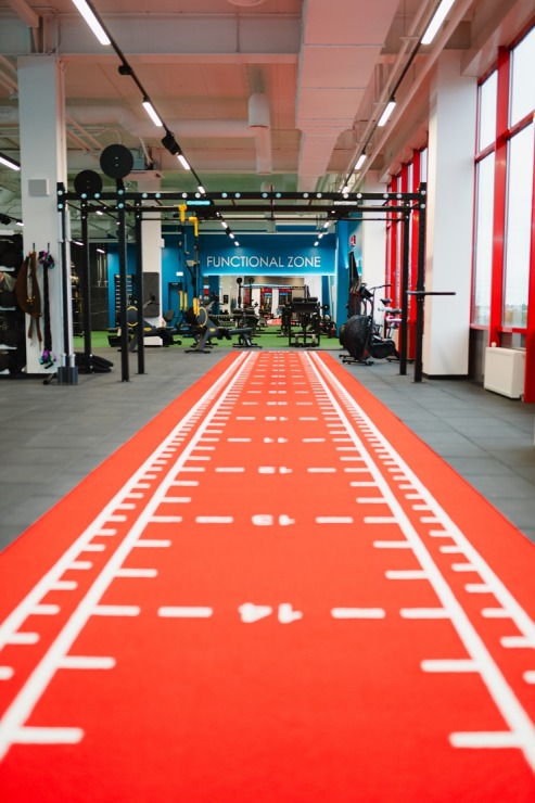 Daži fotomirkļi no jaunā sporta kluba «MyFitness Pļavnieki» biznesa centrā «MARS». Foto: Edijs Elksnis 371418