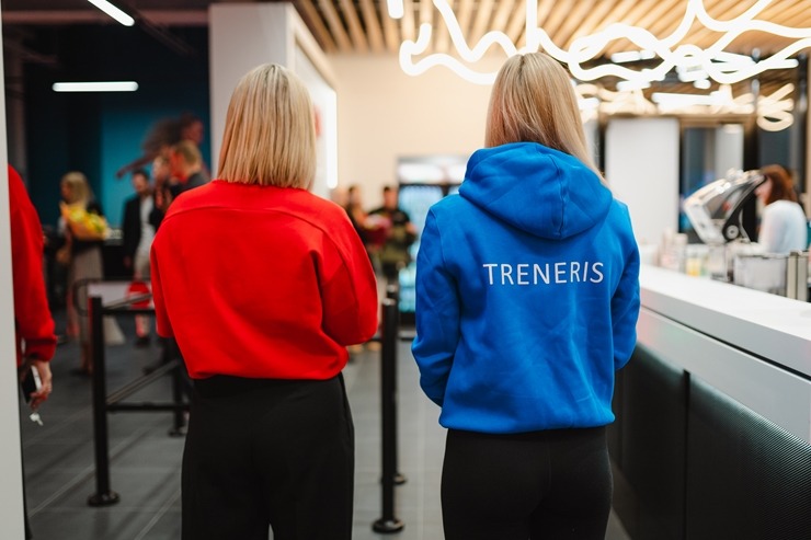 Daži fotomirkļi no jaunā sporta kluba «MyFitness Pļavnieki» biznesa centrā «MARS». Foto: Edijs Elksnis 371394