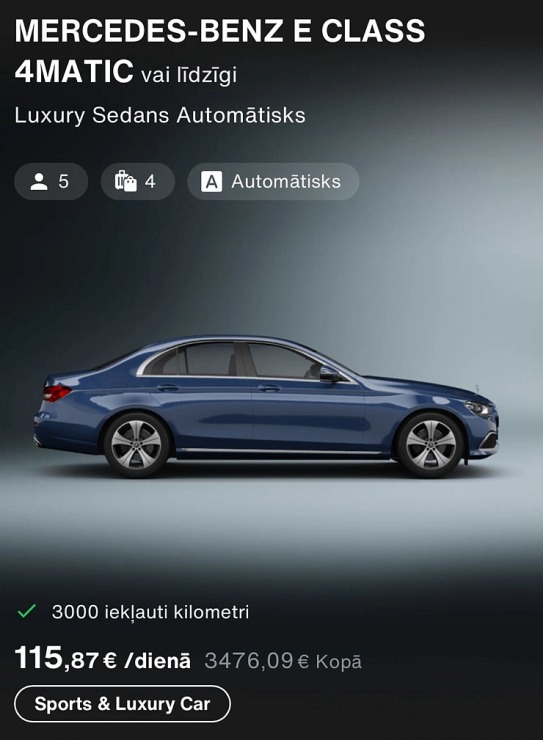 Sadarbībā ar auto nomu «SIXT Latvija» un «Mercedes-Benz E 200 Sedan» apceļojam Latviju 372912