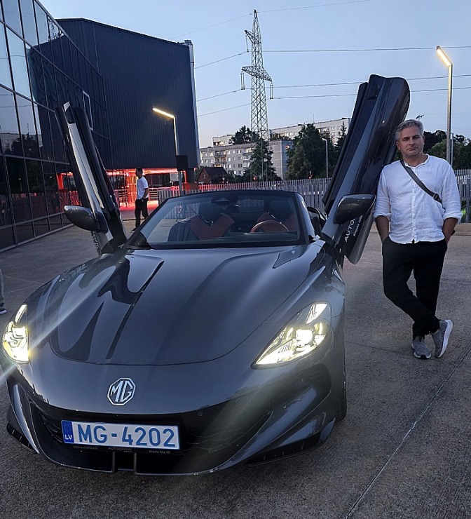 Leģendārais britu auto zīmols «MG» ar autocentru «Autobrava» palīdzību ienāk Latvijā 375406