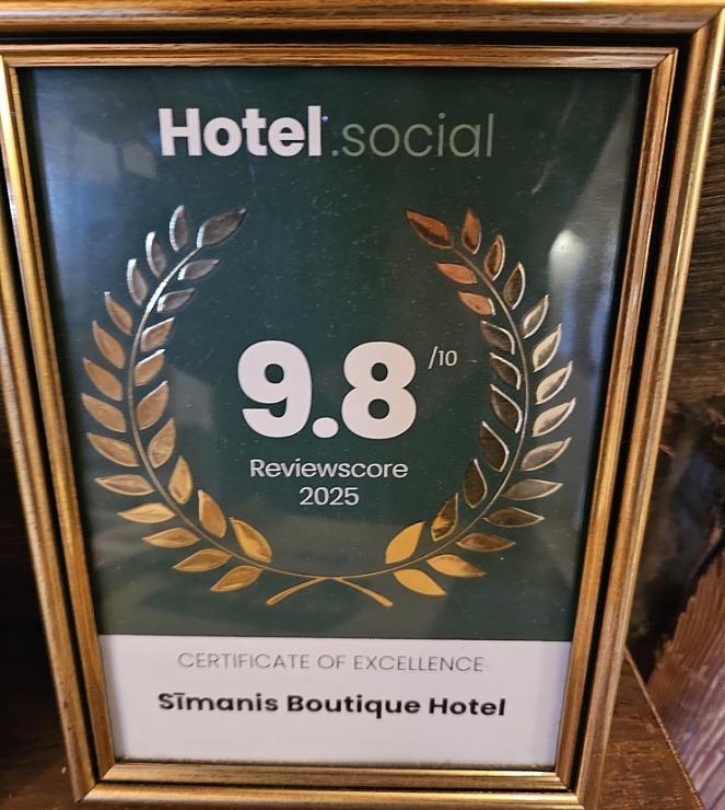 lIepazīstam Kuldīgas dizaina viesnīcas « Sīmanis » piedāvājumu 380616