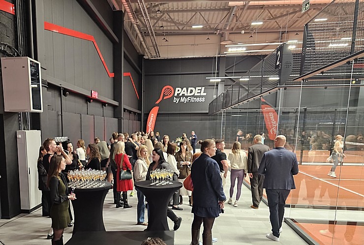 «MyFitness Sāga» piedāvās Baltijā pirmos trīs «Padel by MyFitness» kortus 381361