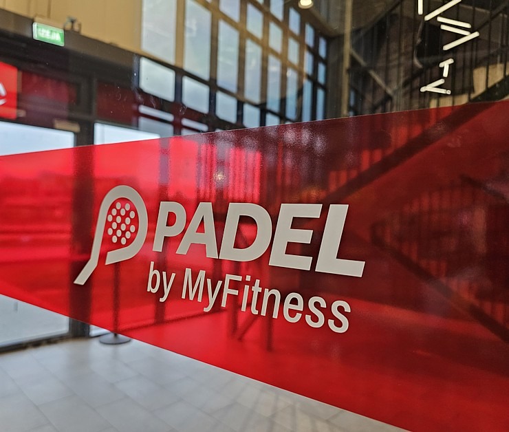 «MyFitness Sāga» piedāvās Baltijā pirmos trīs «Padel by MyFitness» kortus 381369