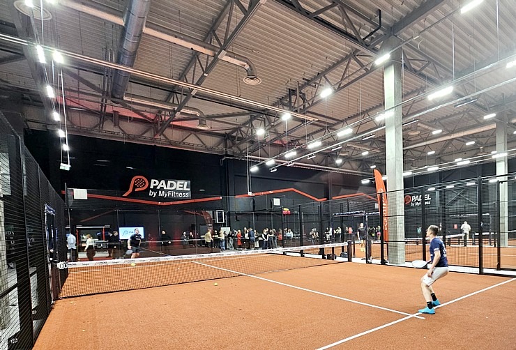 «MyFitness Sāga» piedāvās Baltijā pirmos trīs «Padel by MyFitness» kortus 381347